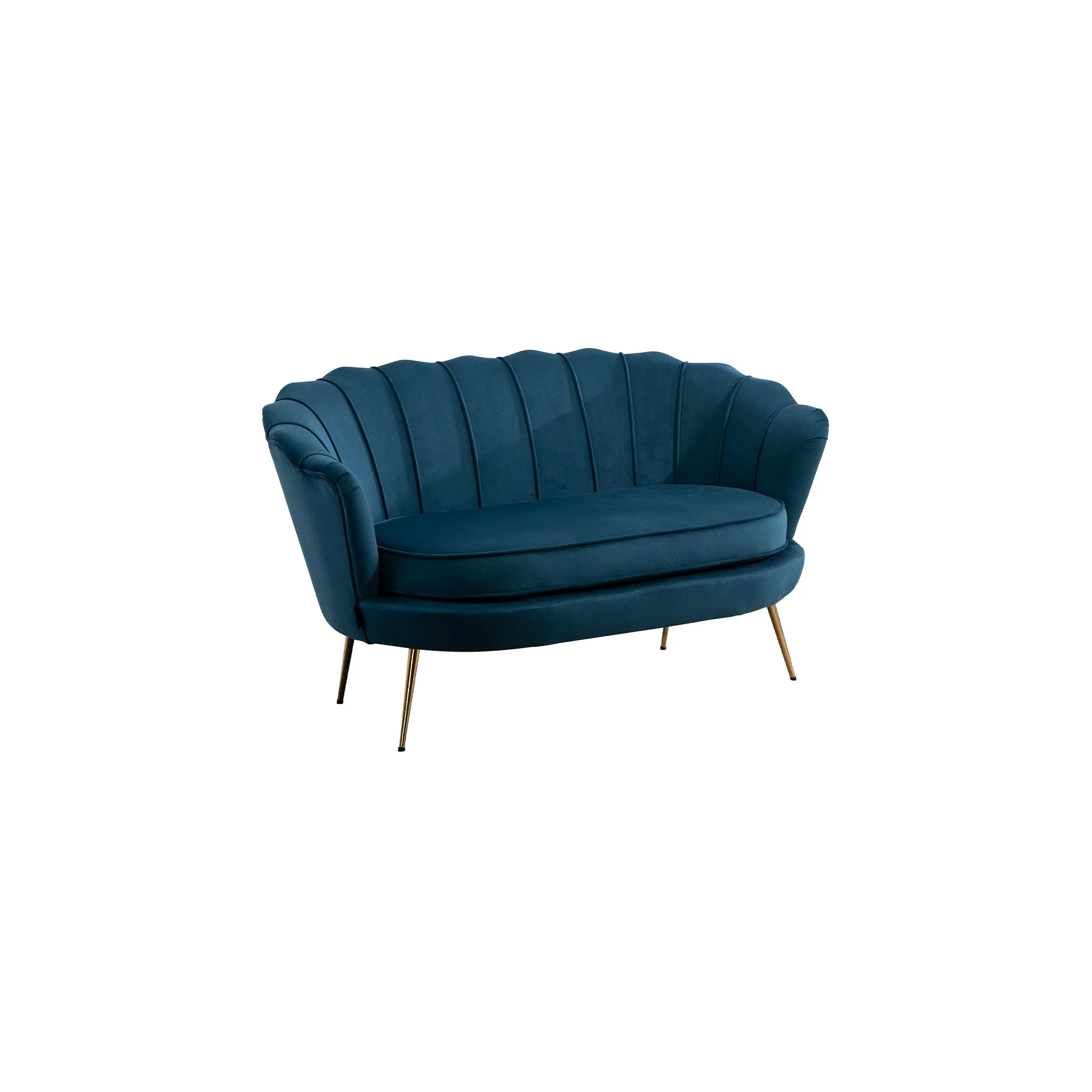 Ariel 2 Seater Sofa Blue - Image 5
