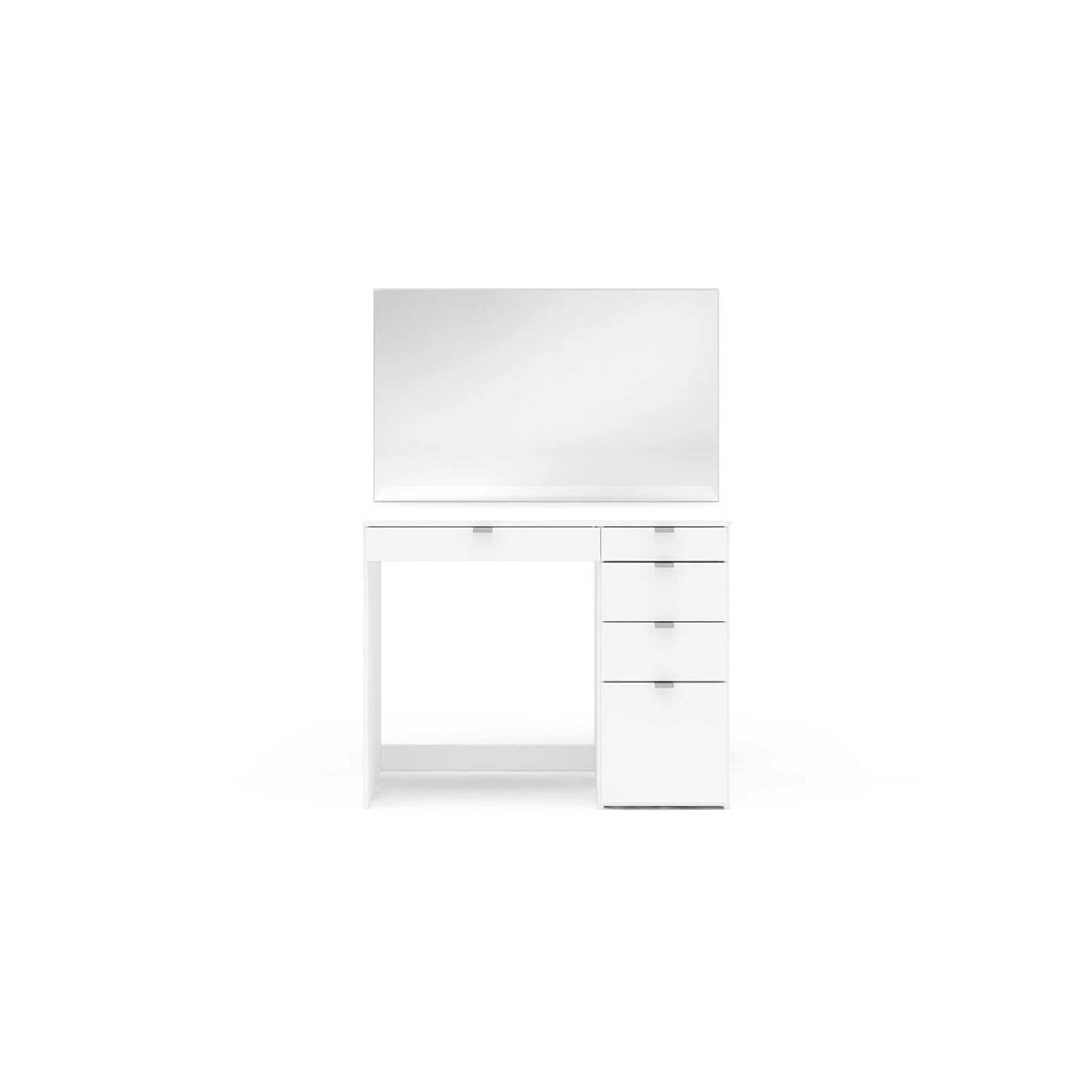 Ava 5 Drawer Dressing Table White - Image 3