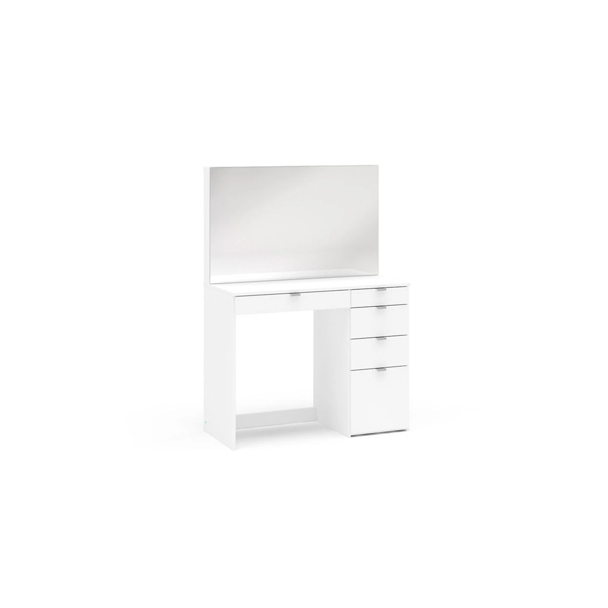 Ava 5 Drawer Dressing Table White - Image 4