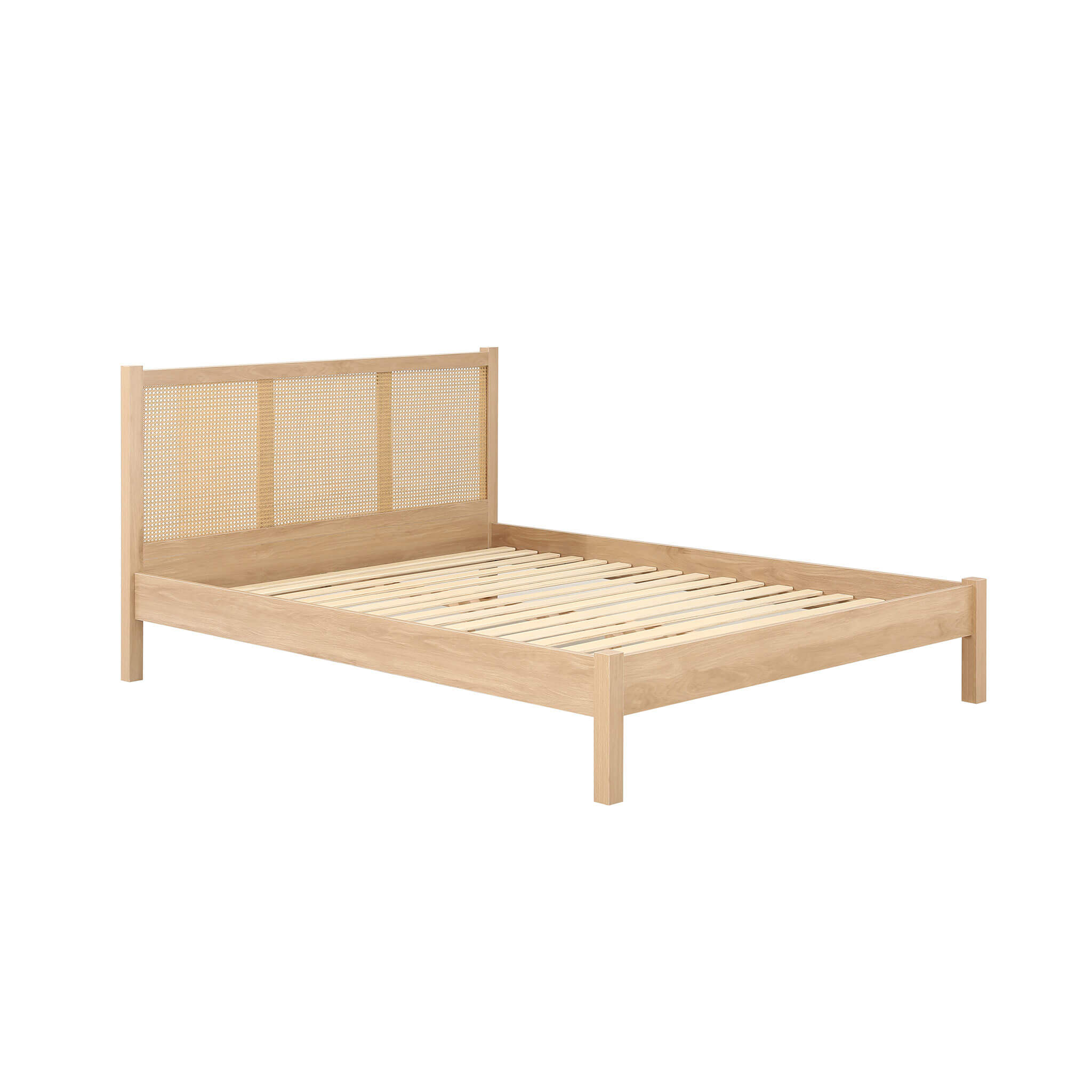 Croxley Rattan Bed Oak - Image 5