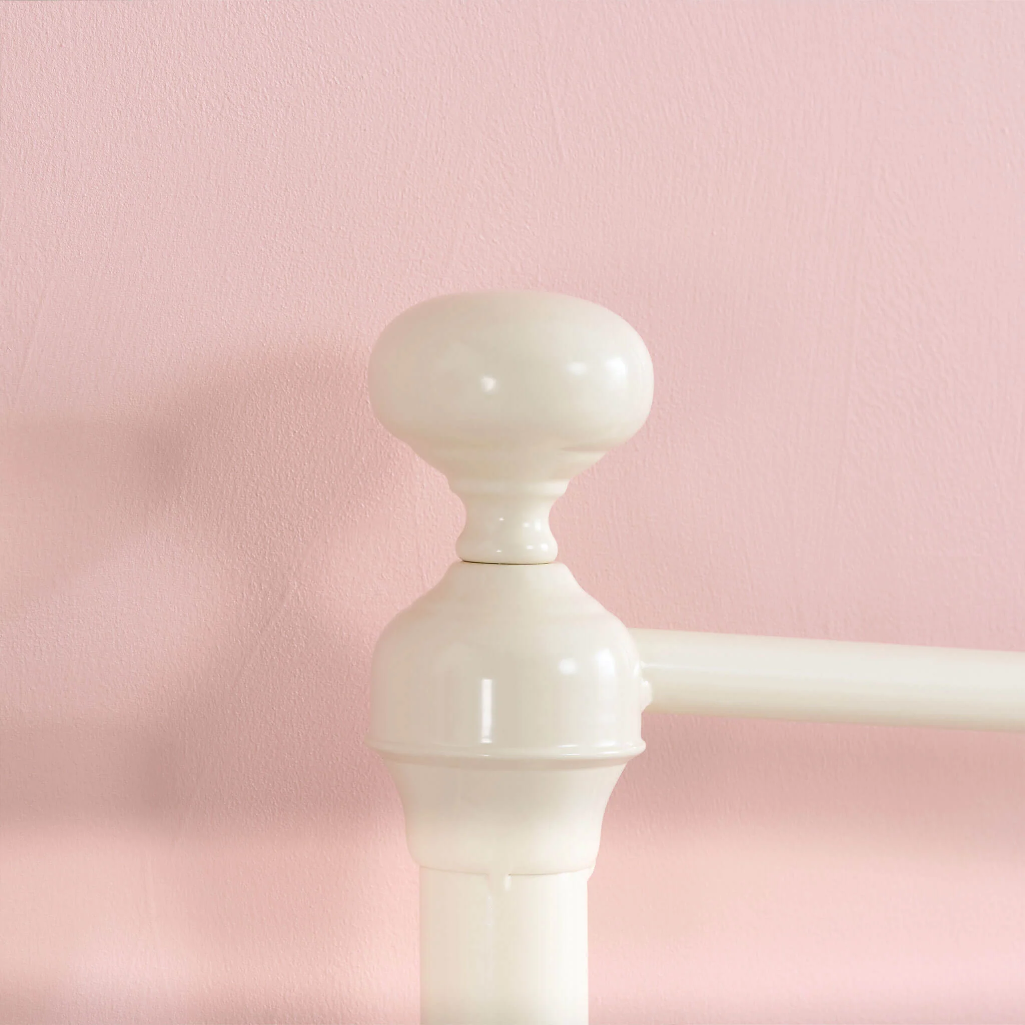 Emily Cream Metal Bed Frame - Image 4