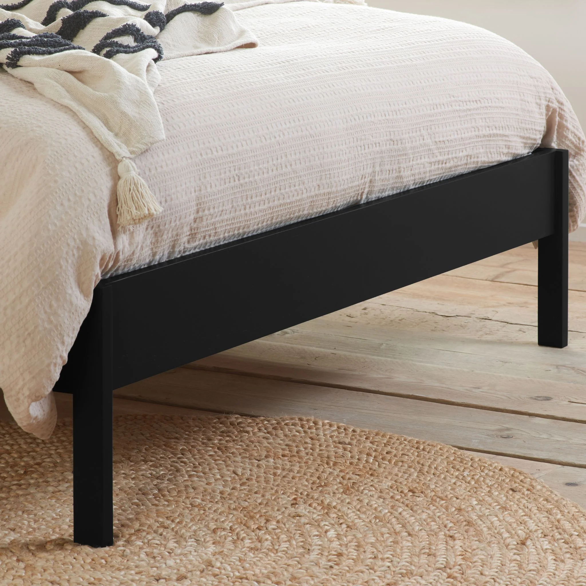 Margot Rattan Bed Black - Image 4