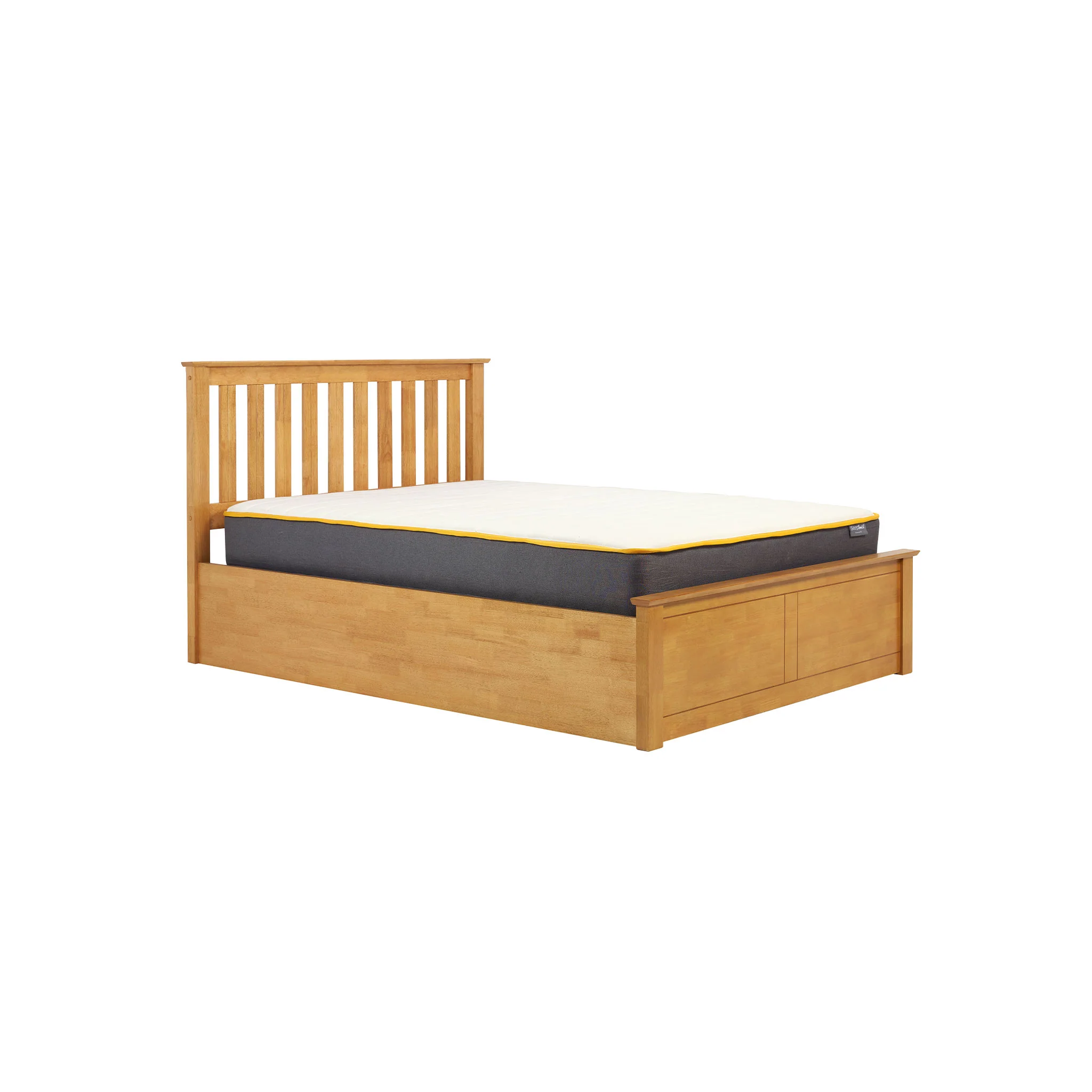 Phoenix Oak Wooden Ottoman Bed Frame - Image 5