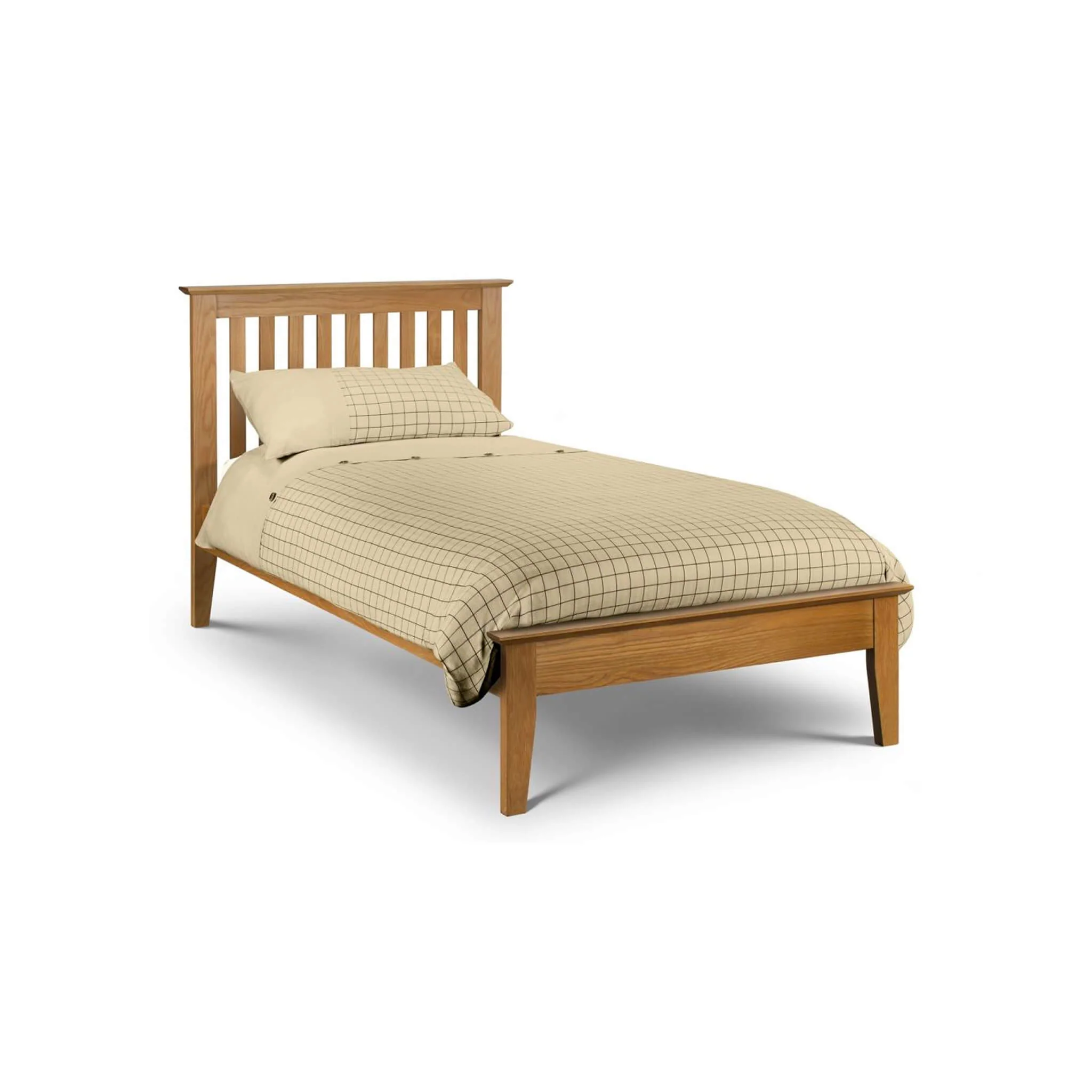 Salerno Shaker Bed Solid Oak - Image 5